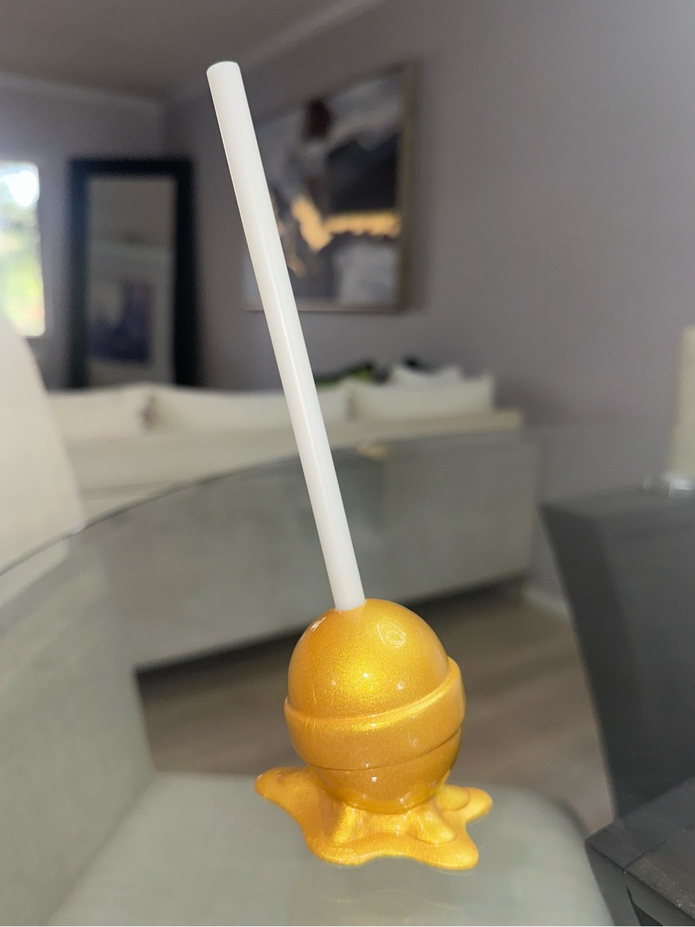 Elena Bulatova “The Sweet Life" Gold Lollipop Sculpture